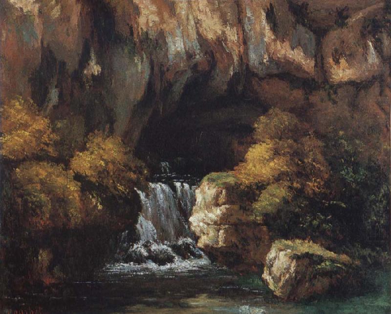 Gustave Courbet The Source of the Lison china oil painting image
